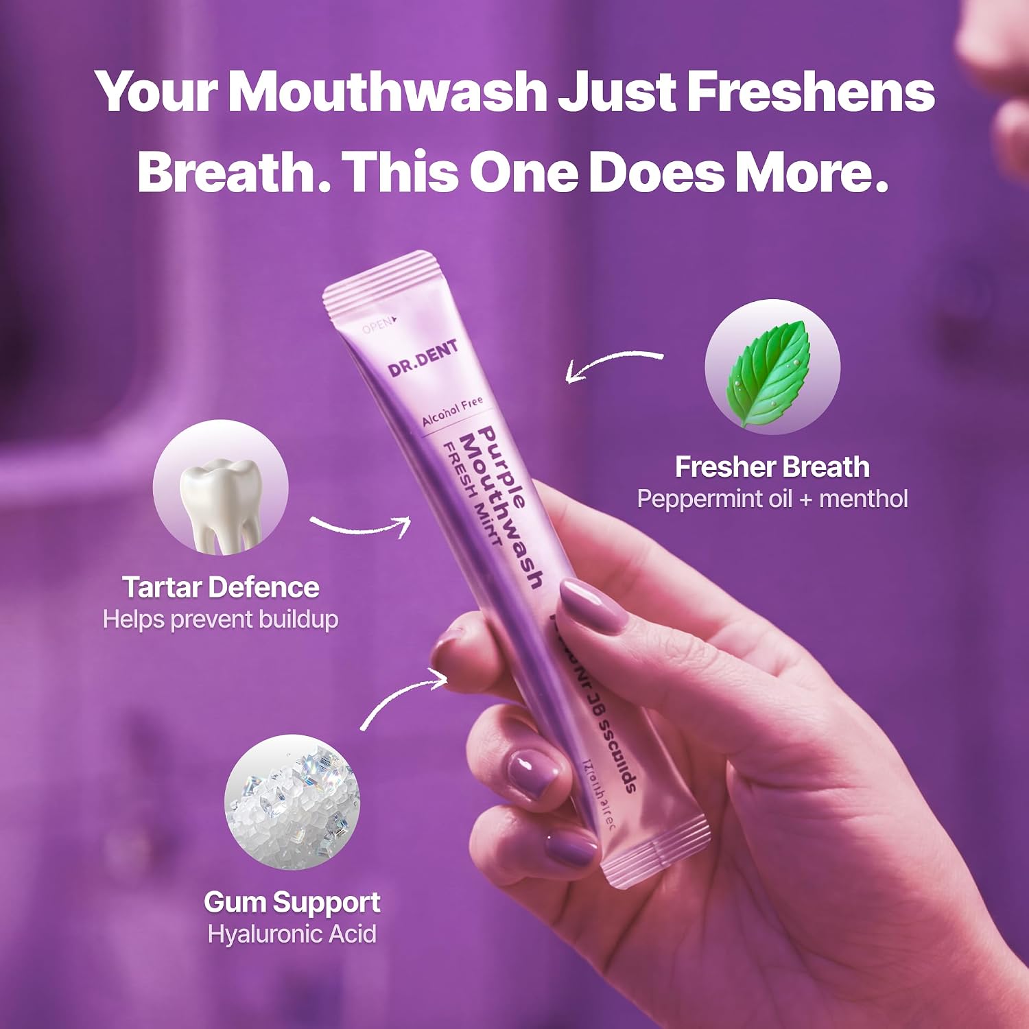 Radiant Smile Mouthwash Sachets