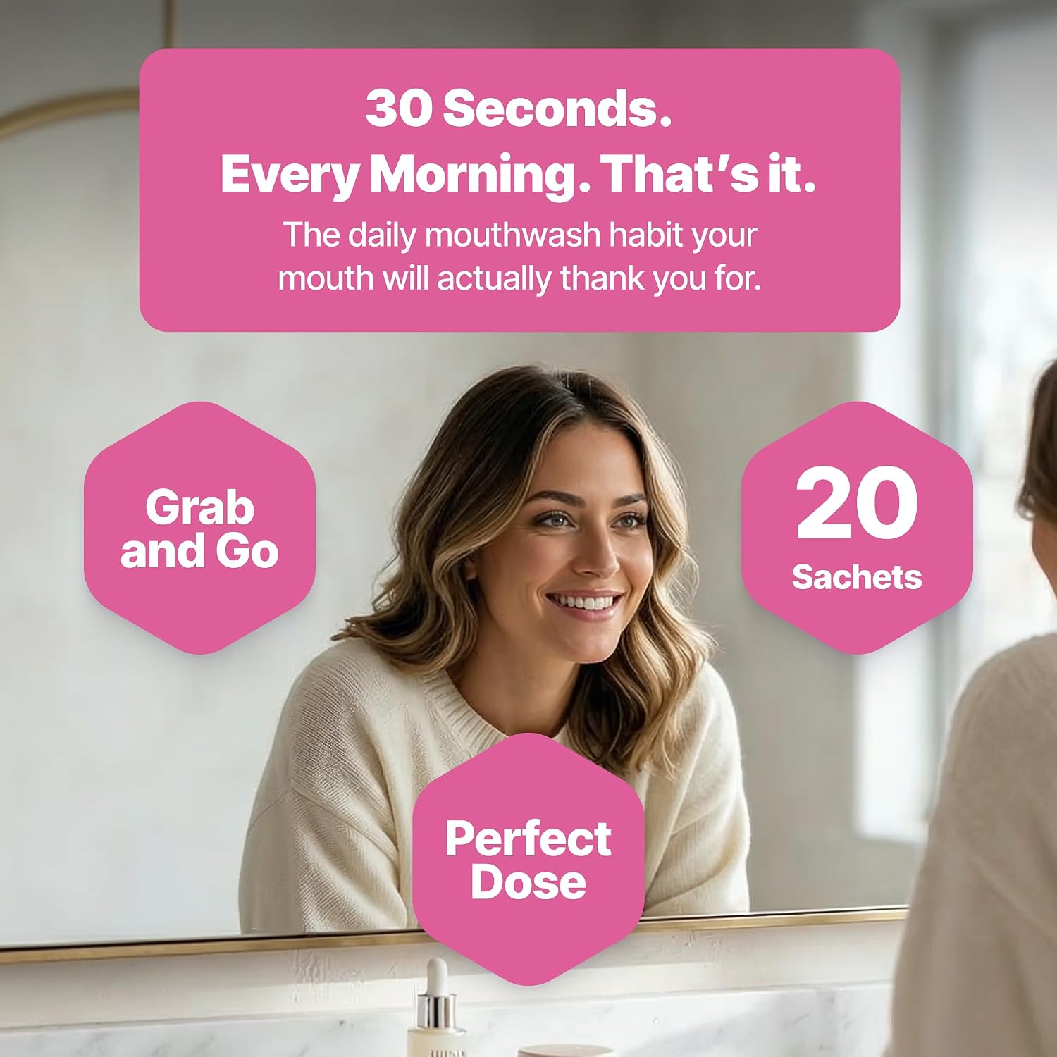 Radiant Smile Mouthwash Sachets